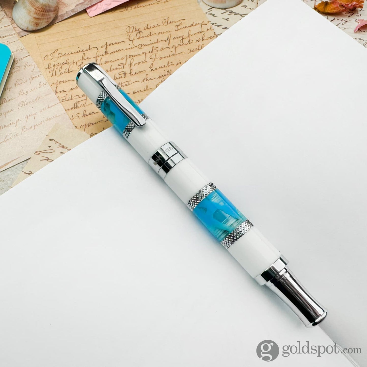 Monteverde Regatta Rollerball Pen in Santorini Blue Rollerball Pen
