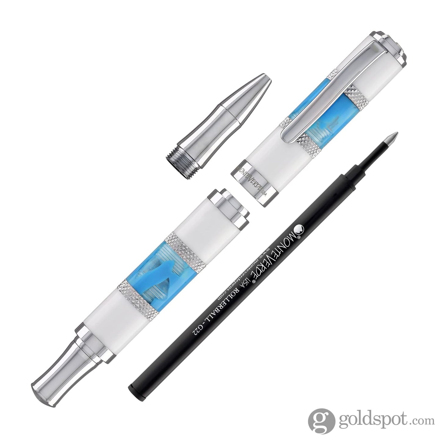 Monteverde Regatta Rollerball Pen in Santorini Blue Rollerball Pen