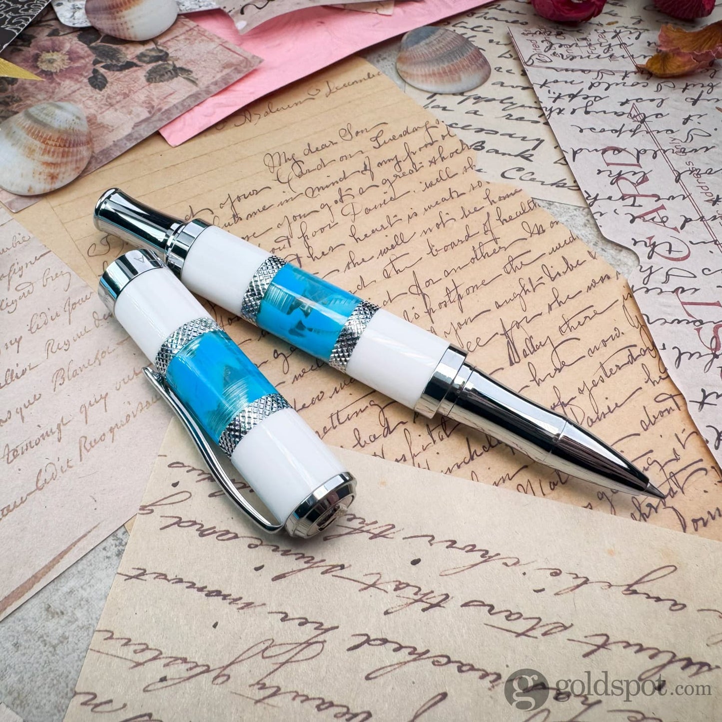 Monteverde Regatta Rollerball Pen in Santorini Blue Rollerball Pen