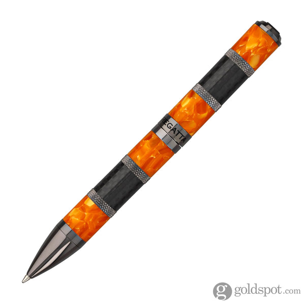 Monteverde Regatta Sport Ballpoint Pen in Orange/Carbon Fiber Ballpoint Pen