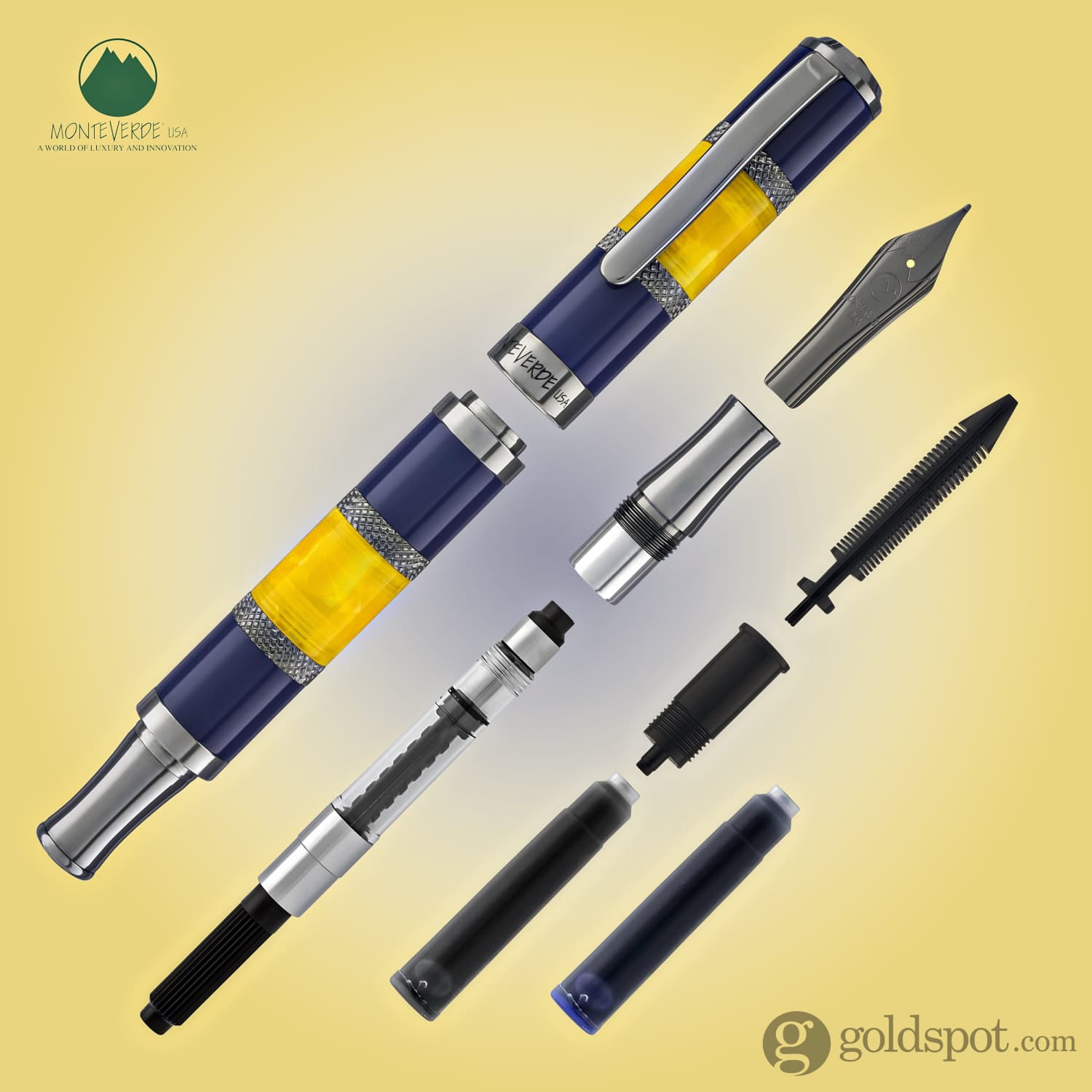 Goldspot Monteverde Monza Fountain Pen Flex Fountain Pen