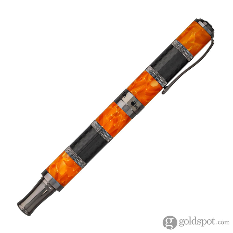 Monteverde Regatta Sport Rollerball Pen in Orange/Carbon Fiber Rollerball Pen