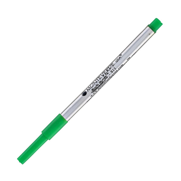 Monteverde Soft Roll Ballpoint Pen Refill in Green - Medium Point Ballpoint Pen Refills