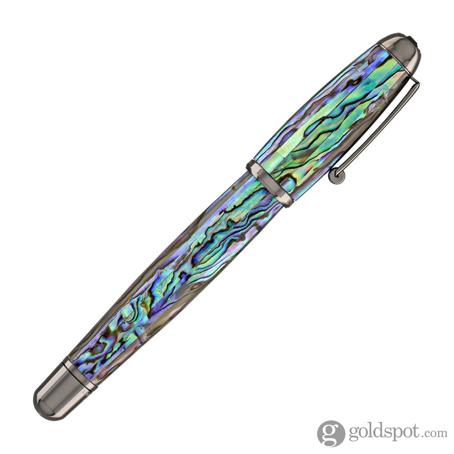 Monteverde Super Mega Fountain Pen in Abalone with Gunmetal Trim Fountain Pen