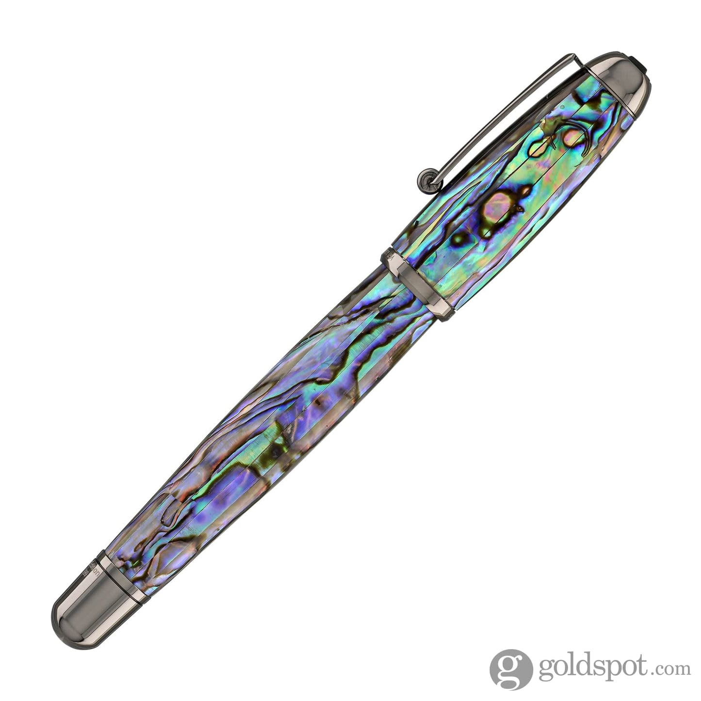 Monteverde Super Mega Fountain Pen in Abalone with Gunmetal Trim Fountain Pen
