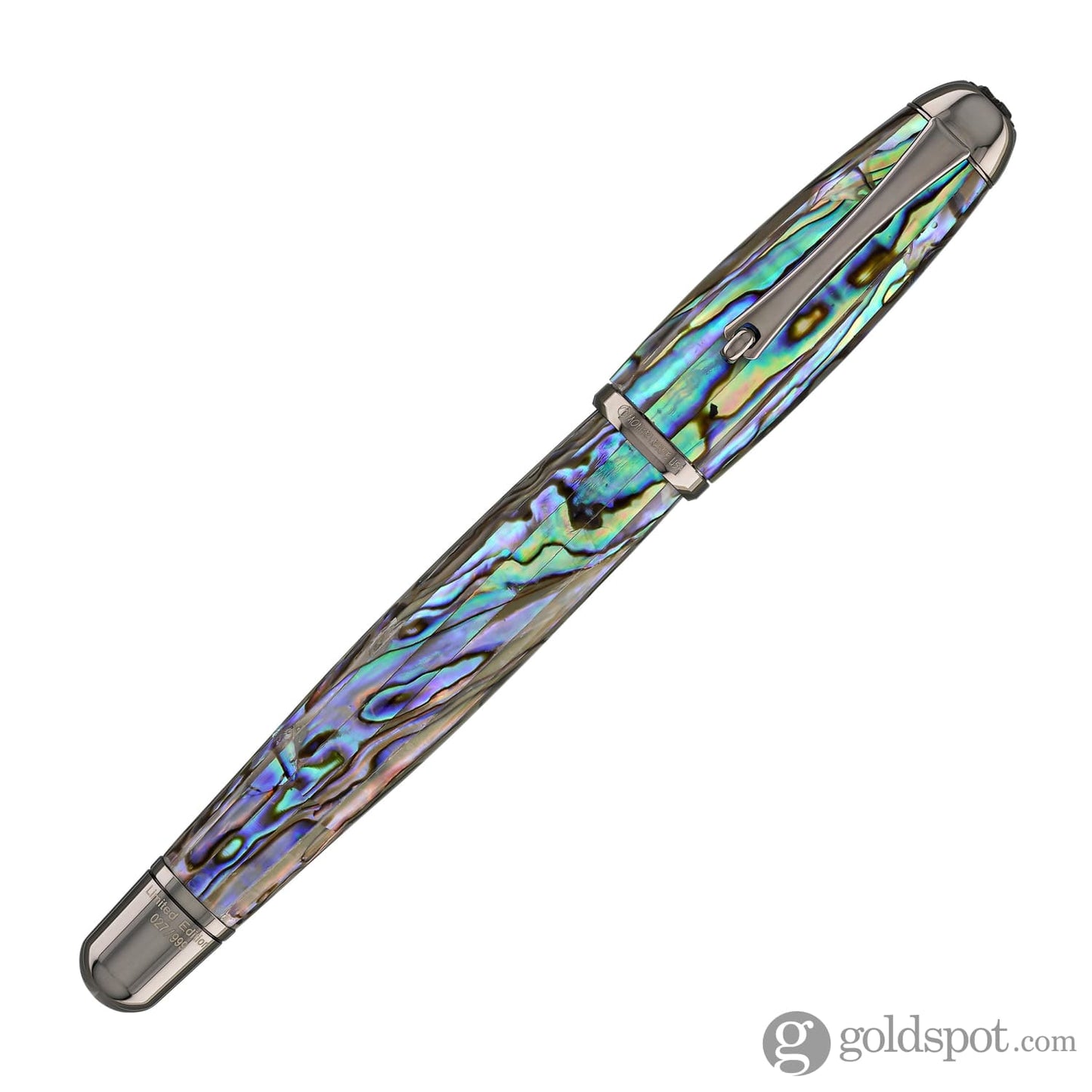 Monteverde Super Mega Fountain Pen in Abalone with Gunmetal Trim Fountain Pen
