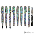 Monteverde Super Mega Fountain Pen in Abalone with Gunmetal Trim Fountain Pen
