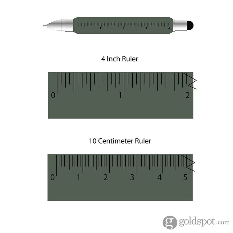 Monteverde Tool 60 Platinum Ballpoint Pen in Grey Misc