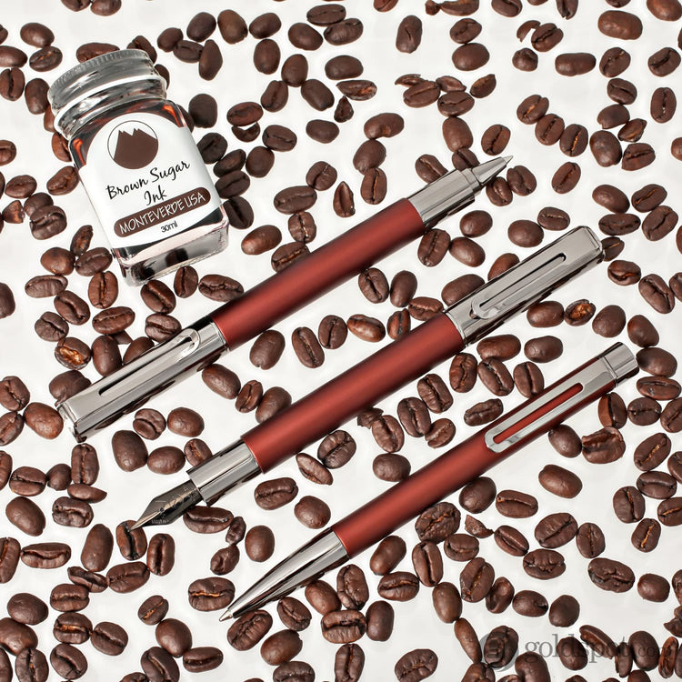 Monteverde USA Ritma 2024 Special Edition Anodized Ballpoint Pen in Espresso Ballpoint Pens
