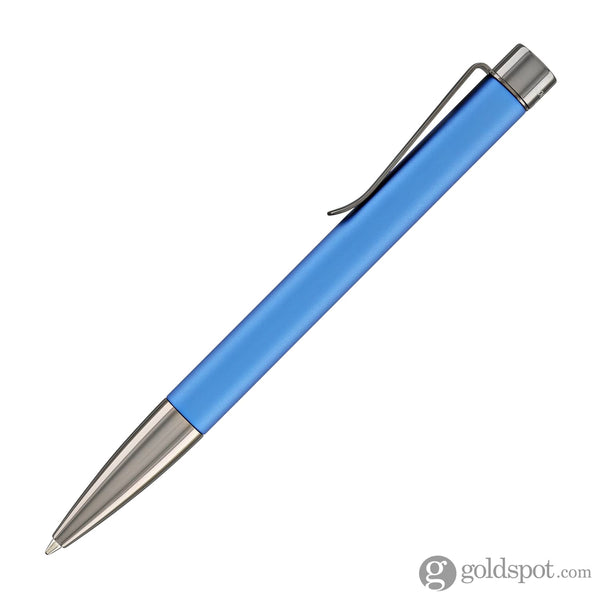 Monteverde USA Ritma Anodized Ballpoint Pen in Blue Ballpoint Pens