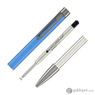 Monteverde USA Ritma Anodized Ballpoint Pen in Blue Ballpoint Pens