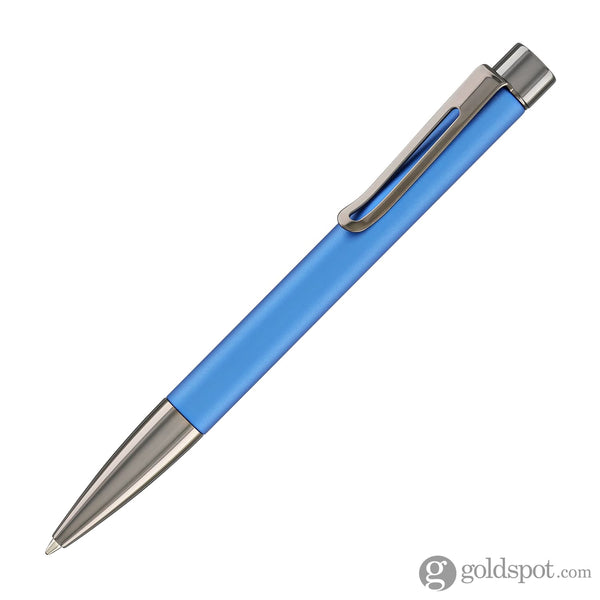 Monteverde USA Ritma Anodized Ballpoint Pen in Blue Ballpoint Pens