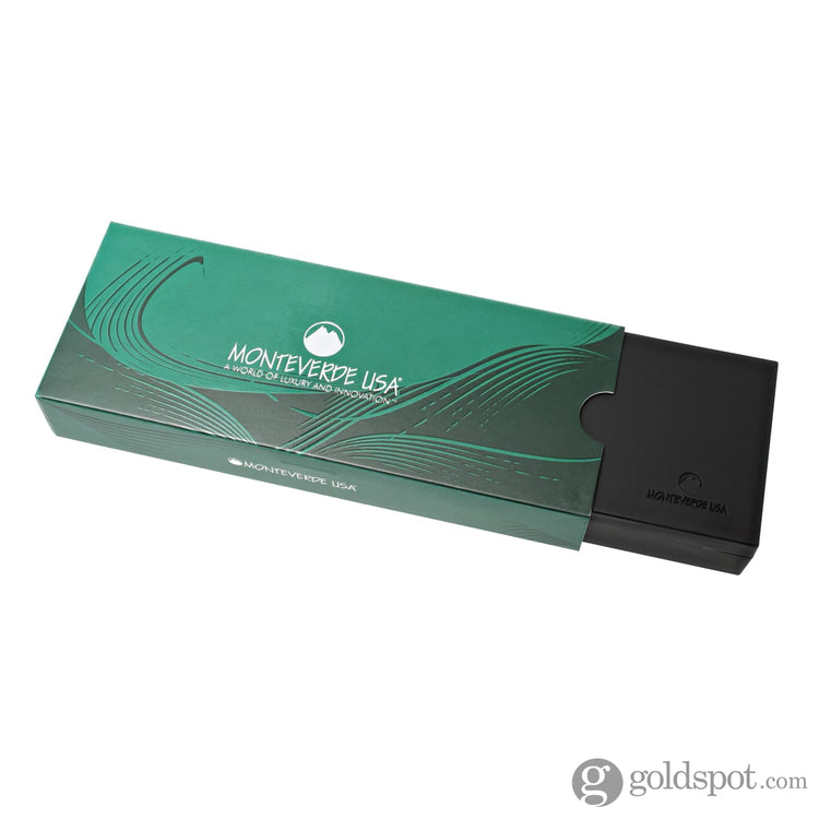 Monteverde USA Ritma Anodized Ballpoint Pen in Blue Ballpoint Pens