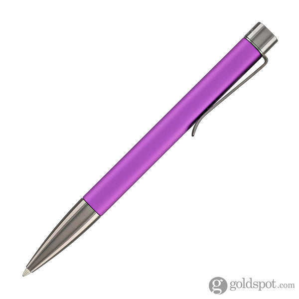 Monteverde USA Ritma Anodized Ballpoint Pen in Purple Ballpoint Pens