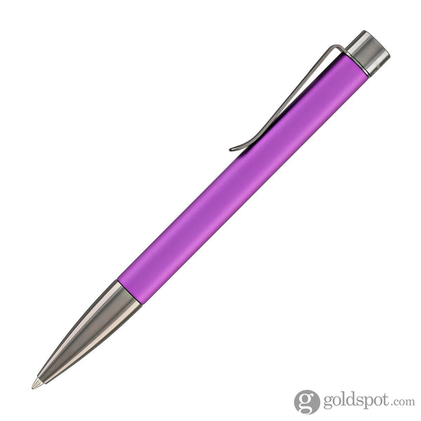 Monteverde USA Ritma Anodized Ballpoint Pen in Purple Ballpoint Pens