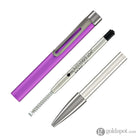 Monteverde USA Ritma Anodized Ballpoint Pen in Purple Ballpoint Pens