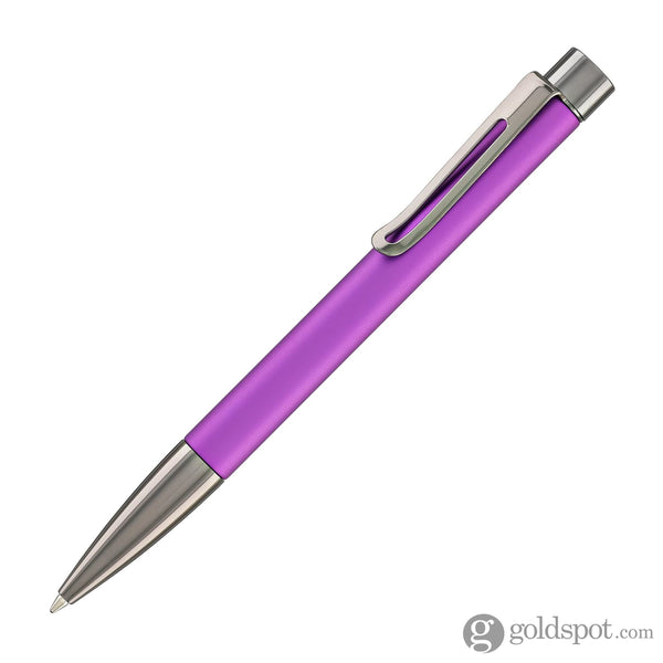 Monteverde USA Ritma Anodized Ballpoint Pen in Purple Ballpoint Pens