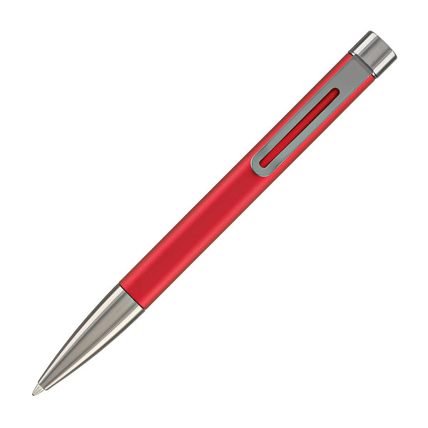 Monteverde USA Ritma Anodized Ballpoint Pen in Red Ballpoint Pens