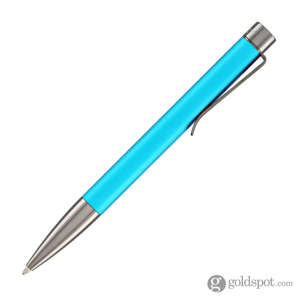 Monteverde USA Ritma Anodized Ballpoint Pen in Turquoise Ballpoint Pens