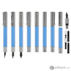 Monteverde USA Ritma Anodized Fountain Pen in Blue Fountain Pen