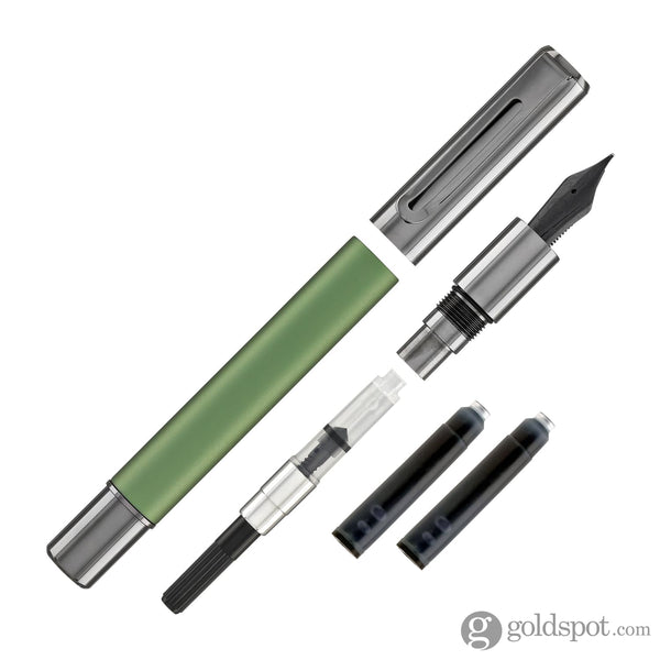 Monteverde USA Ritma Anodized Fountain Pen in Green Fountain Pen