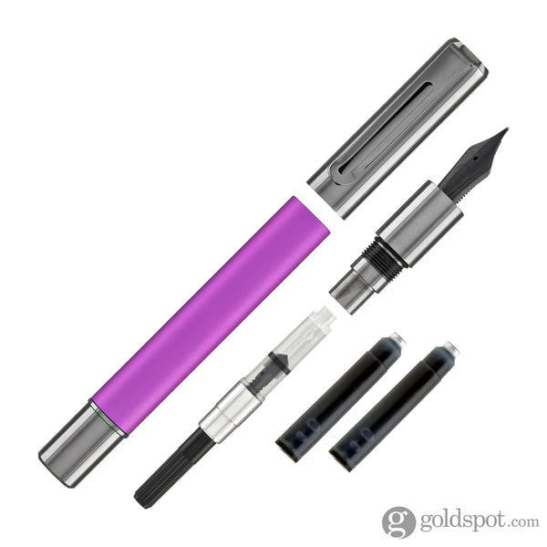 Monteverde USA Ritma Anodized Fountain Pen in Purple Fountain Pen