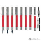Monteverde USA Ritma Anodized Fountain Pen in Red Fountain Pen