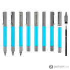 Monteverde USA Ritma Anodized Rollerball Pen in Turquoise Rollerball Pen