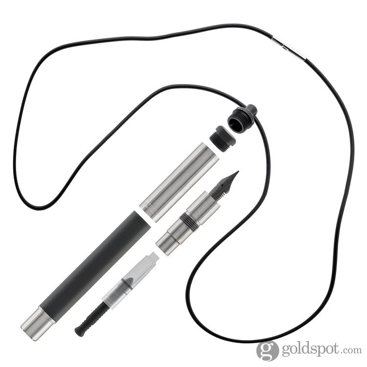 Monteverde USA Ritma Convertible Pocket-Neck Fountain Pen in Gala Black Fountain Pen
