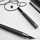 Monteverde USA Ritma Convertible Pocket-Neck Fountain Pen in Gala Black Fountain Pen