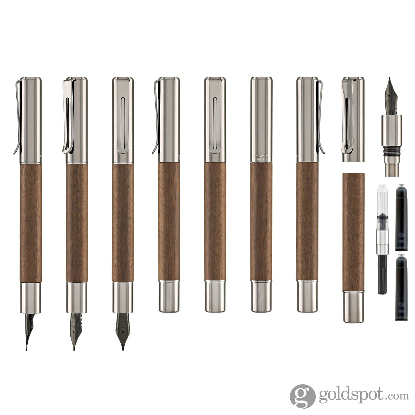 Monteverde Ritma Fountain Pen in Walnut Fountain Pen