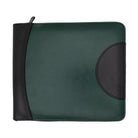 Monteverde Vegan Leather Zippered 12 Pen Case in Green/Black Pen Cases