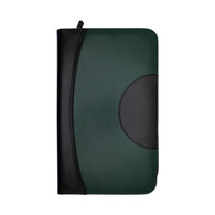 Monteverde Vegan Leather Zippered 24 Pen Case in Green/Black
