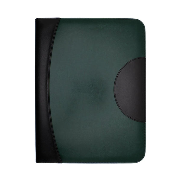 Monteverde Vegan Leather Zippered 36 Pen Case in Green/Black Pen Cases