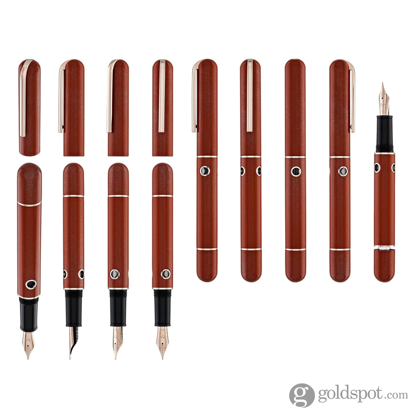 Nahvalur 365 Anniversary Fountain Pen in Roiro Copper Fountain Pen