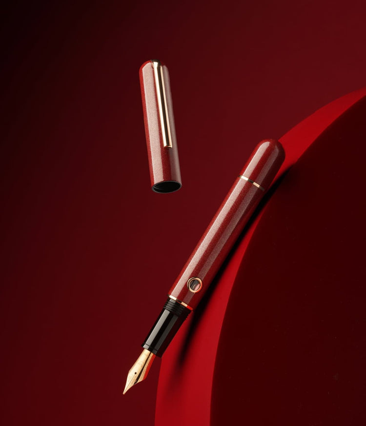 Nahvalur 365 Anniversary Fountain Pen in Roiro Garnet Fountain Pen