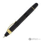 Nahvalur Eclipse Retractable Fountain Pen in Black with Gold Trim Fountain Pen