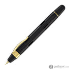 Nahvalur Eclipse Retractable Fountain Pen in Black with Gold Trim Fountain Pen