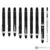 Nahvalur Eclipse Retractable Fountain Pen in Black with Silver Trim Fountain Pen