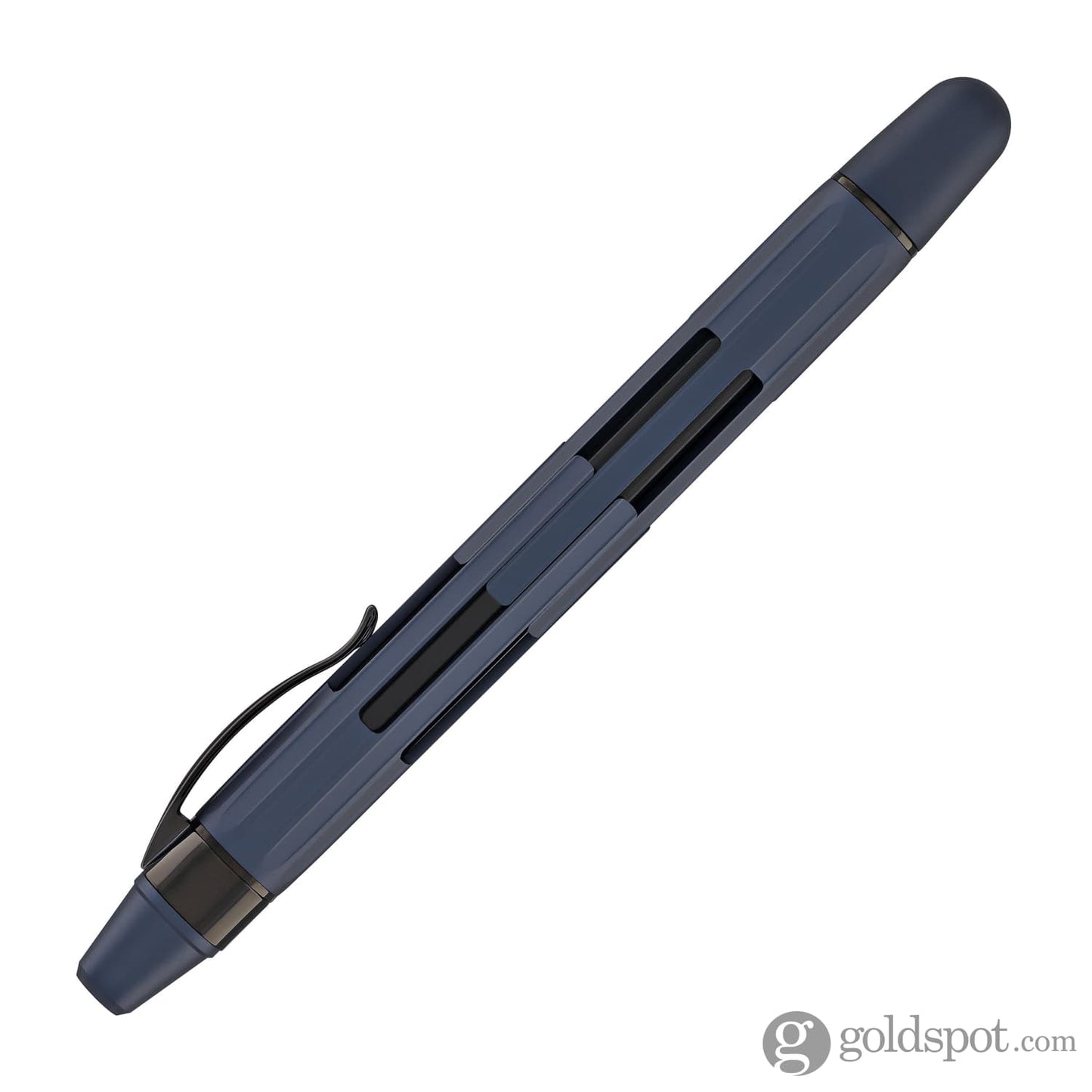 Nahvalur Eclipse Retractable Fountain Pen in Cobalt with Black Trim Fountain Pen