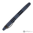 Nahvalur Eclipse Retractable Fountain Pen in Cobalt with Black Trim Fountain Pen
