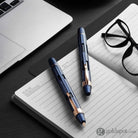 Nahvalur Eclipse Retractable Fountain Pen in Cobalt with Rose Gold Trim Fountain Pen