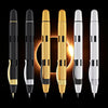 Nahvalur Eclipse Retractable Fountain Pen in Electrum Fountain Pen