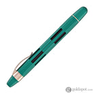 Nahvalur Eclipse Retractable Fountain Pen in Emerald with Gold Trim Fountain Pen