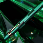Nahvalur Eclipse Retractable Fountain Pen in Emerald with Gold Trim Fountain Pen