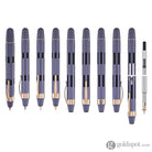 Nahvalur Eclipse Retractable Fountain Pen in Hepatizon with Rose Gold Trim Fountain Pen