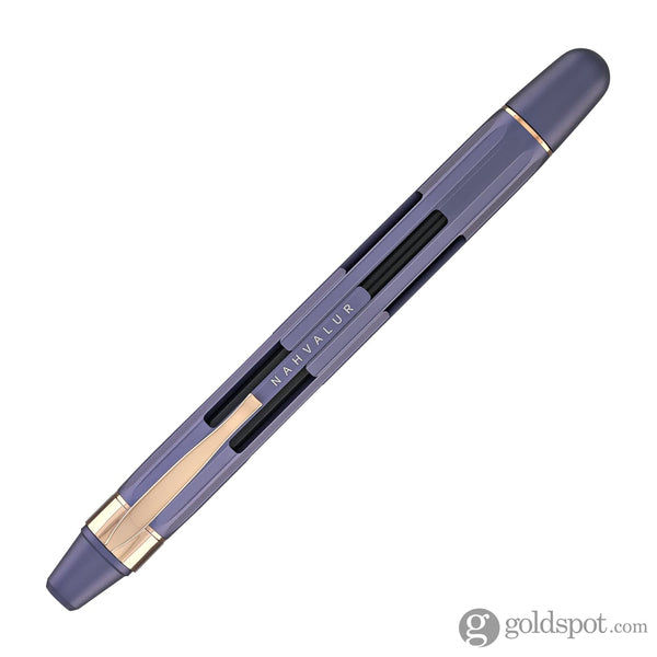 Nahvalur Eclipse Retractable Fountain Pen in Hepatizon with Rose Gold Trim Fountain Pen