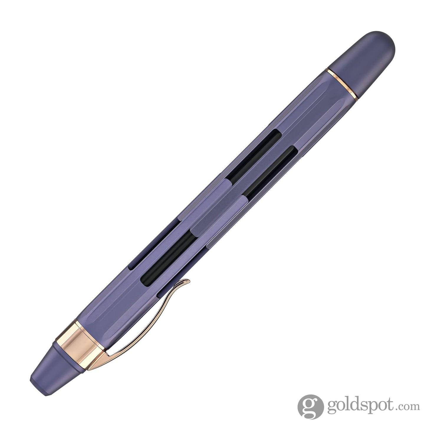 Nahvalur Eclipse Retractable Fountain Pen in Hepatizon with Rose Gold Trim Fountain Pen