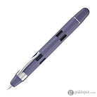 Nahvalur Eclipse Retractable Fountain Pen in Hepatizon with Silver Trim Fountain Pen
