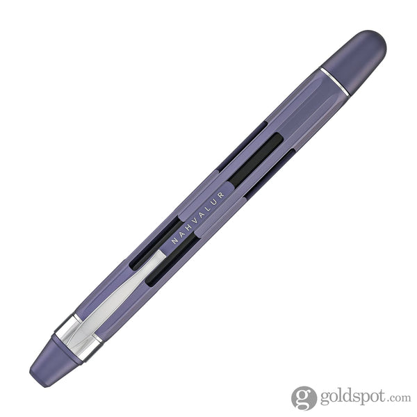 Nahvalur Eclipse Retractable Fountain Pen in Hepatizon with Silver Trim Fountain Pen